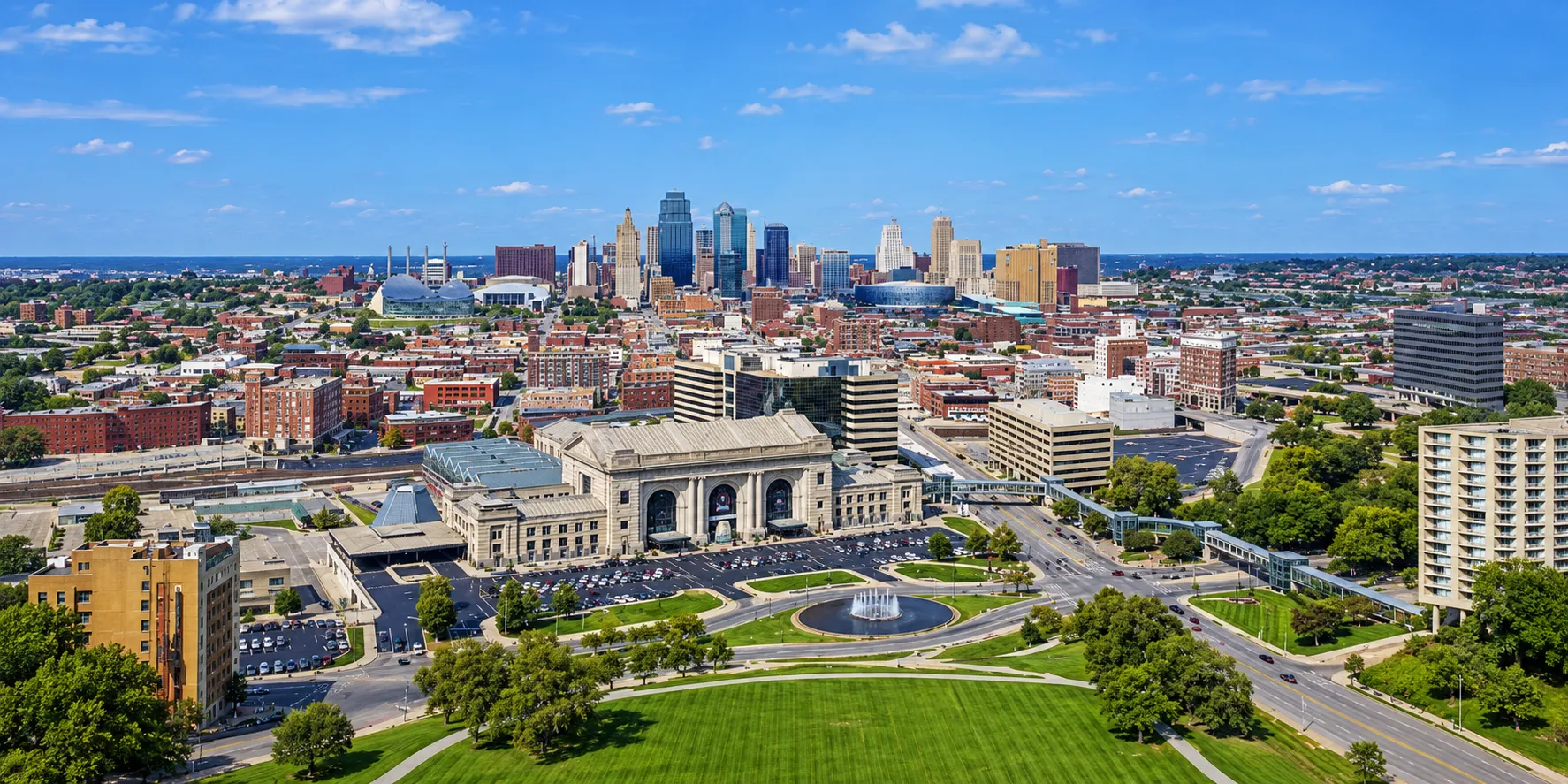 Kansas City skyline and Union Station