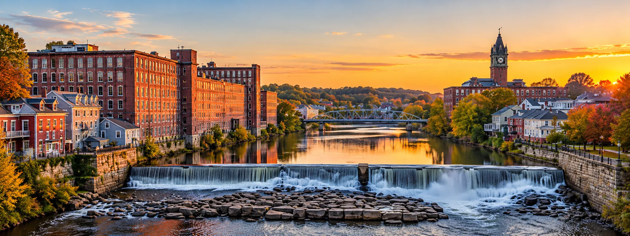 Lawrence riverfront
